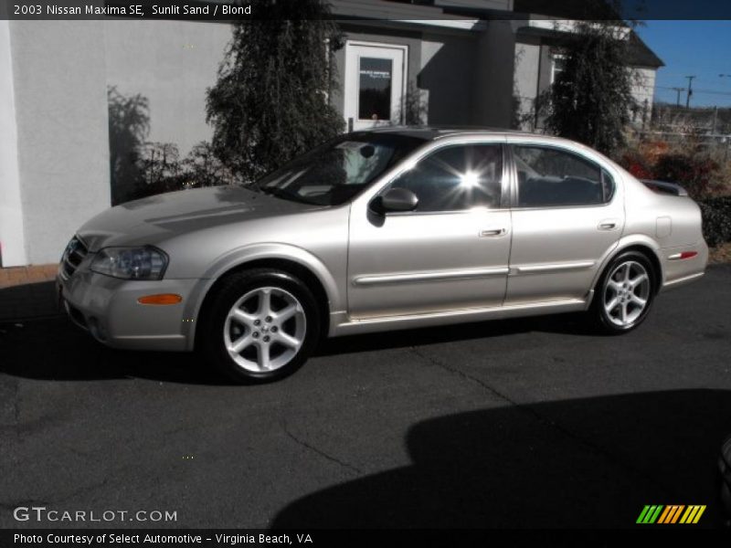 Sunlit Sand / Blond 2003 Nissan Maxima SE