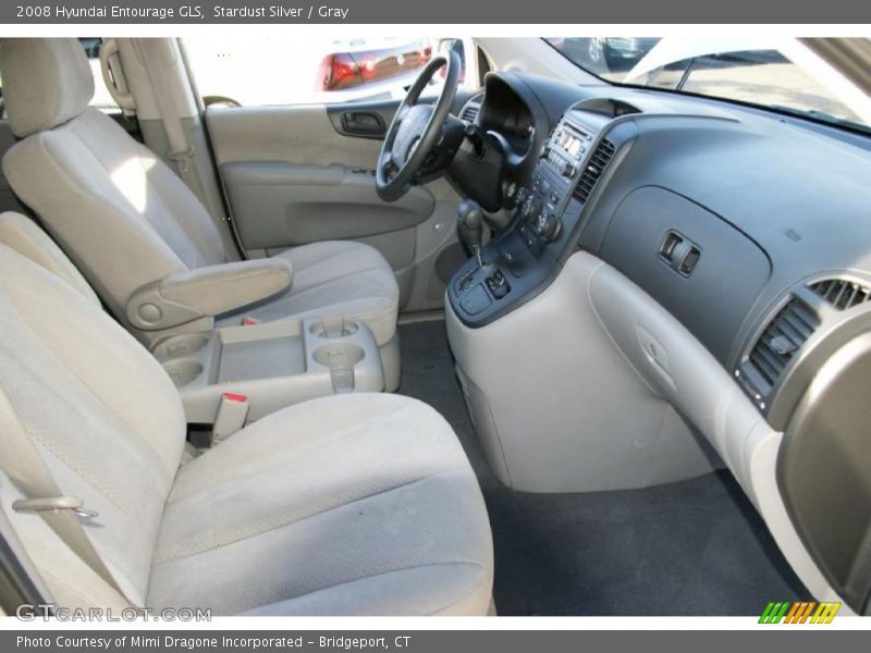 Stardust Silver / Gray 2008 Hyundai Entourage GLS