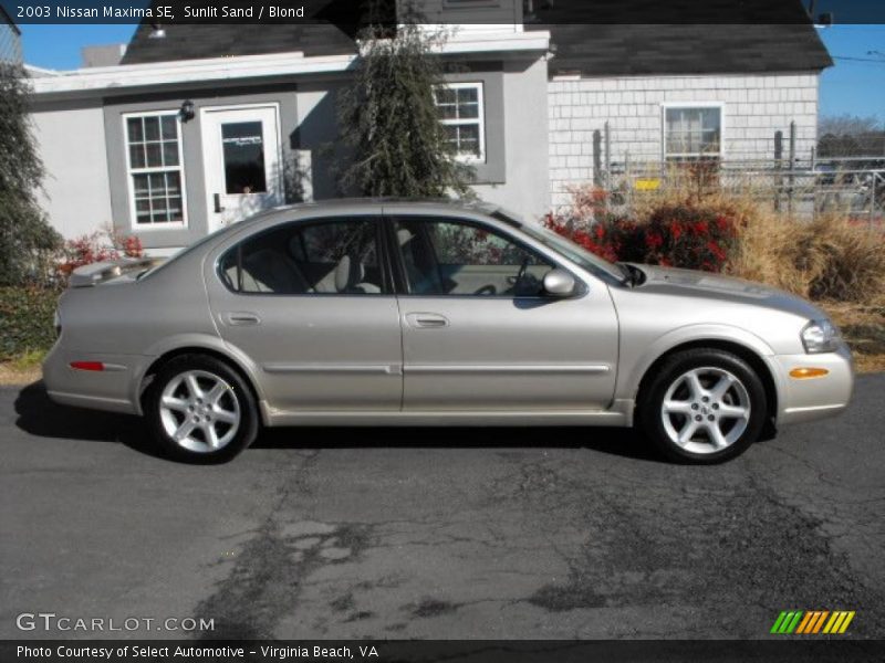 Sunlit Sand / Blond 2003 Nissan Maxima SE