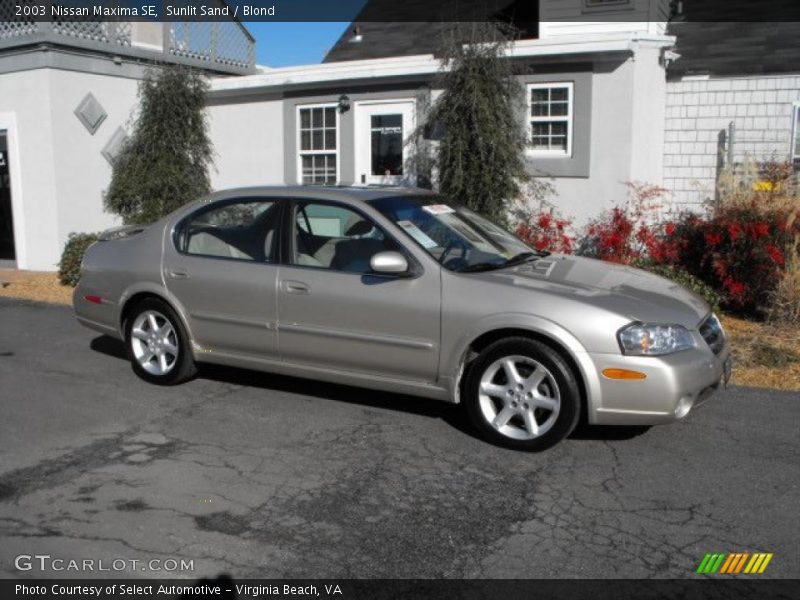 Sunlit Sand / Blond 2003 Nissan Maxima SE