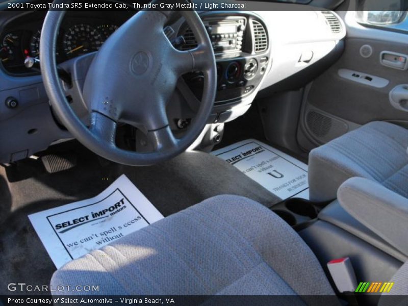 Thunder Gray Metallic / Light Charcoal 2001 Toyota Tundra SR5 Extended Cab