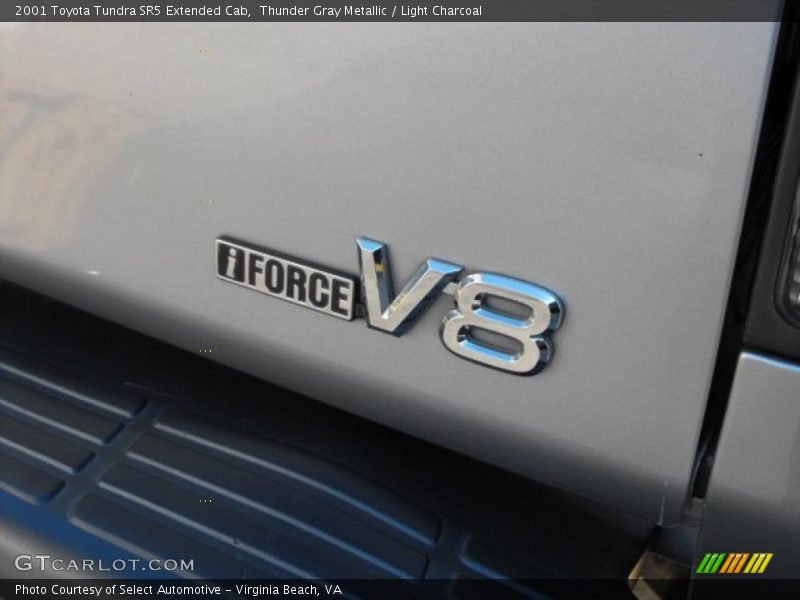 Thunder Gray Metallic / Light Charcoal 2001 Toyota Tundra SR5 Extended Cab