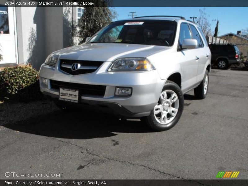 Starlight Silver Metallic / Ebony 2004 Acura MDX