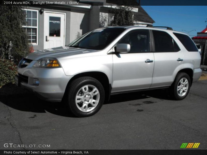 Starlight Silver Metallic / Ebony 2004 Acura MDX