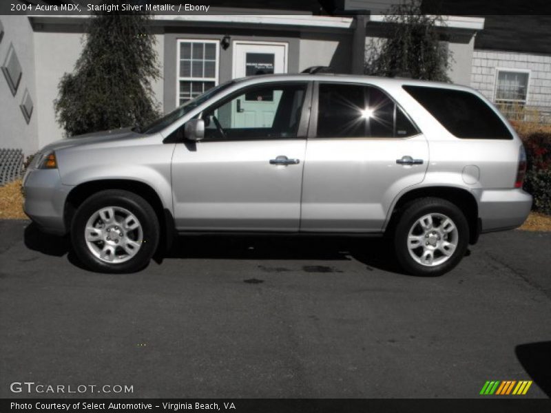 Starlight Silver Metallic / Ebony 2004 Acura MDX
