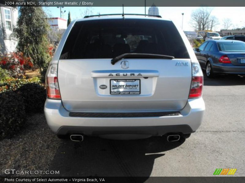 Starlight Silver Metallic / Ebony 2004 Acura MDX