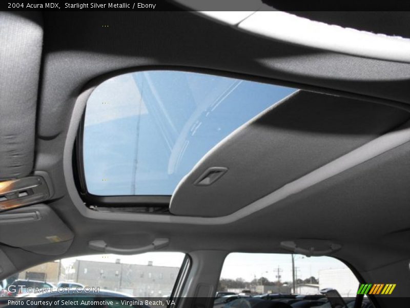 Starlight Silver Metallic / Ebony 2004 Acura MDX