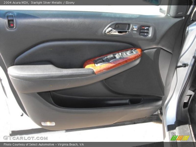 Starlight Silver Metallic / Ebony 2004 Acura MDX