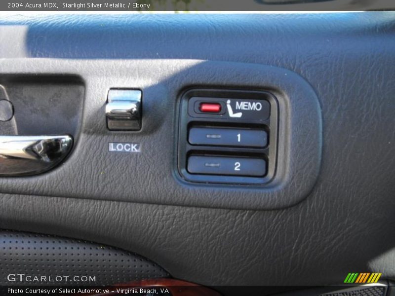 Starlight Silver Metallic / Ebony 2004 Acura MDX