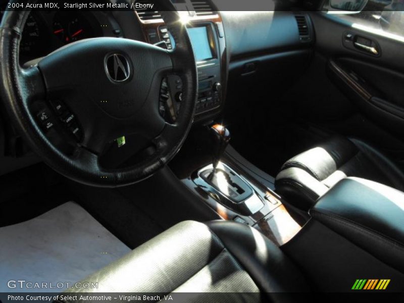 Starlight Silver Metallic / Ebony 2004 Acura MDX