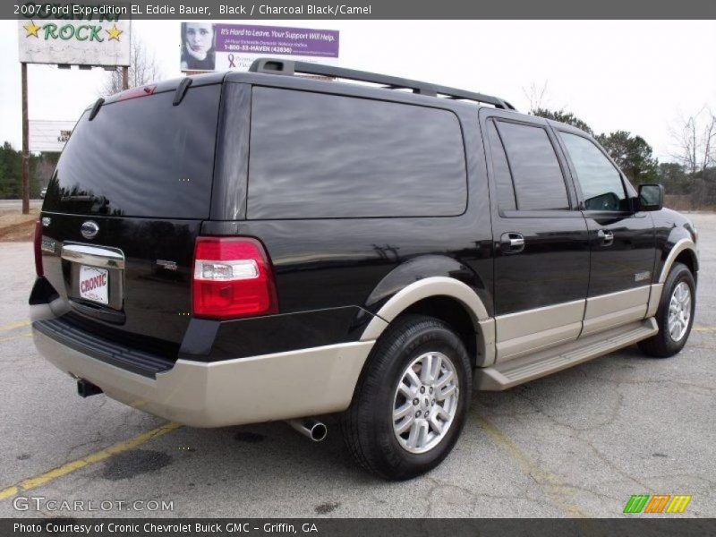 Black / Charcoal Black/Camel 2007 Ford Expedition EL Eddie Bauer