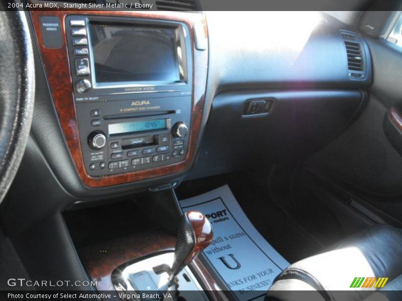 Starlight Silver Metallic / Ebony 2004 Acura MDX