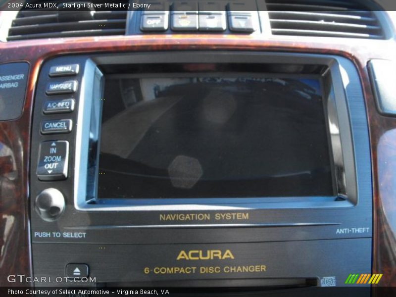 Starlight Silver Metallic / Ebony 2004 Acura MDX