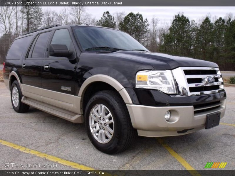 Black / Charcoal Black/Camel 2007 Ford Expedition EL Eddie Bauer