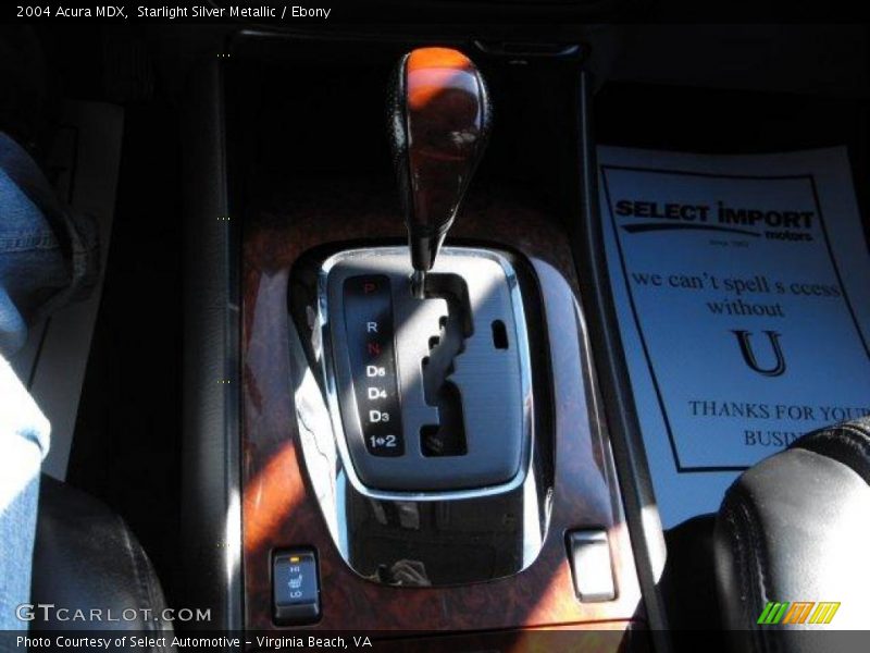 Starlight Silver Metallic / Ebony 2004 Acura MDX