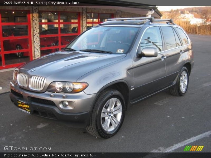 Sterling Grey Metallic / Black 2005 BMW X5 4.4i
