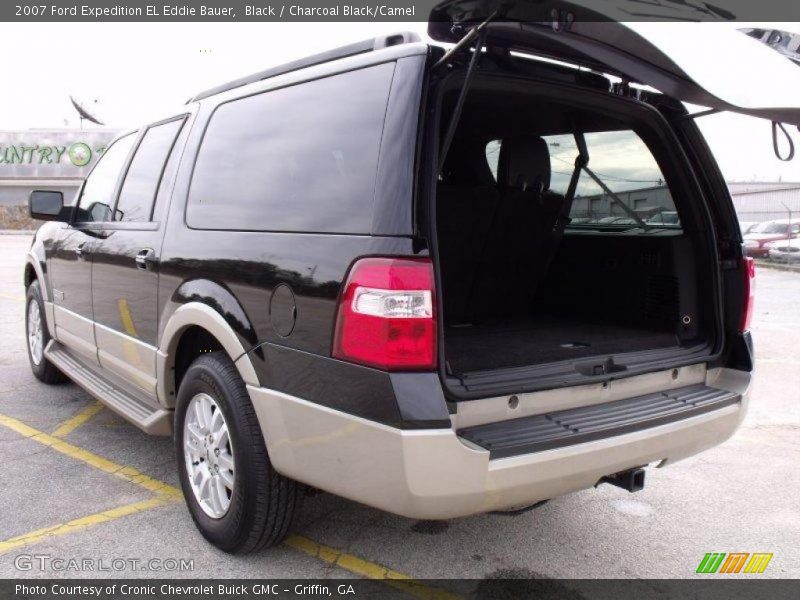 Black / Charcoal Black/Camel 2007 Ford Expedition EL Eddie Bauer