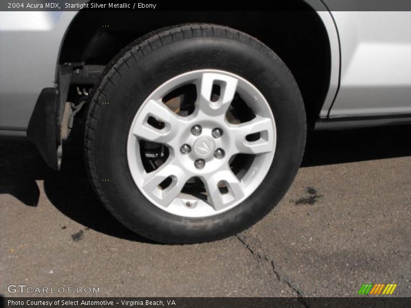 Starlight Silver Metallic / Ebony 2004 Acura MDX
