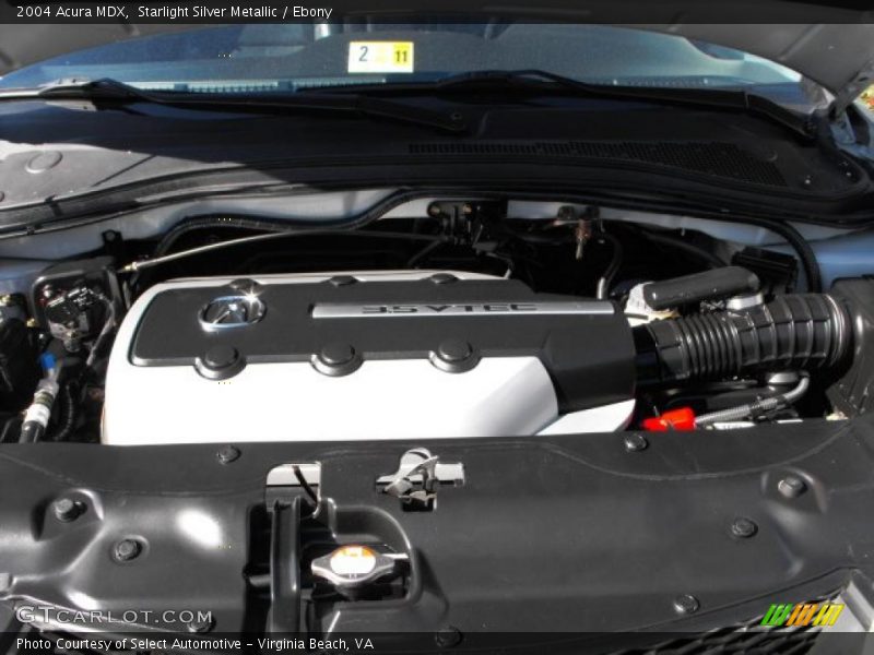 Starlight Silver Metallic / Ebony 2004 Acura MDX