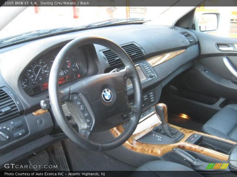 Sterling Grey Metallic / Black 2005 BMW X5 4.4i