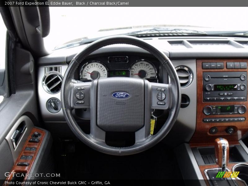 Black / Charcoal Black/Camel 2007 Ford Expedition EL Eddie Bauer