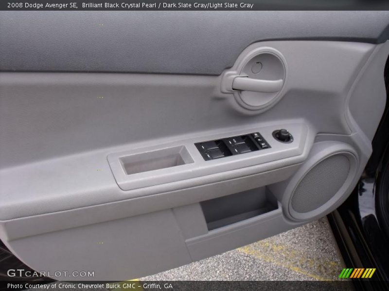 Brilliant Black Crystal Pearl / Dark Slate Gray/Light Slate Gray 2008 Dodge Avenger SE
