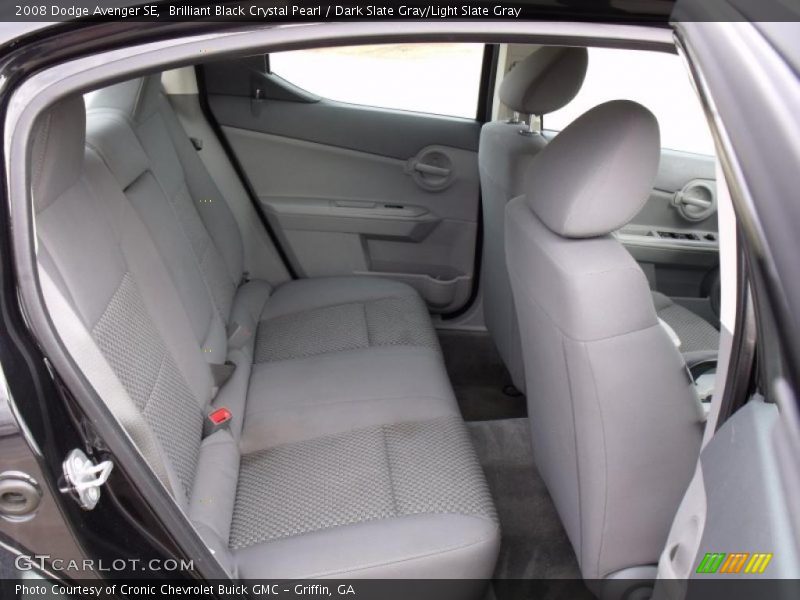 Brilliant Black Crystal Pearl / Dark Slate Gray/Light Slate Gray 2008 Dodge Avenger SE