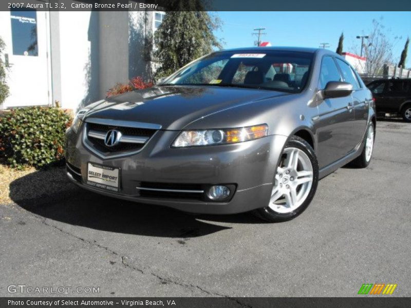 Carbon Bronze Pearl / Ebony 2007 Acura TL 3.2