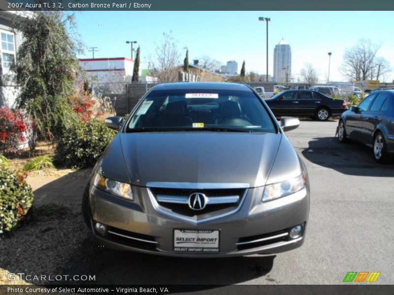Carbon Bronze Pearl / Ebony 2007 Acura TL 3.2