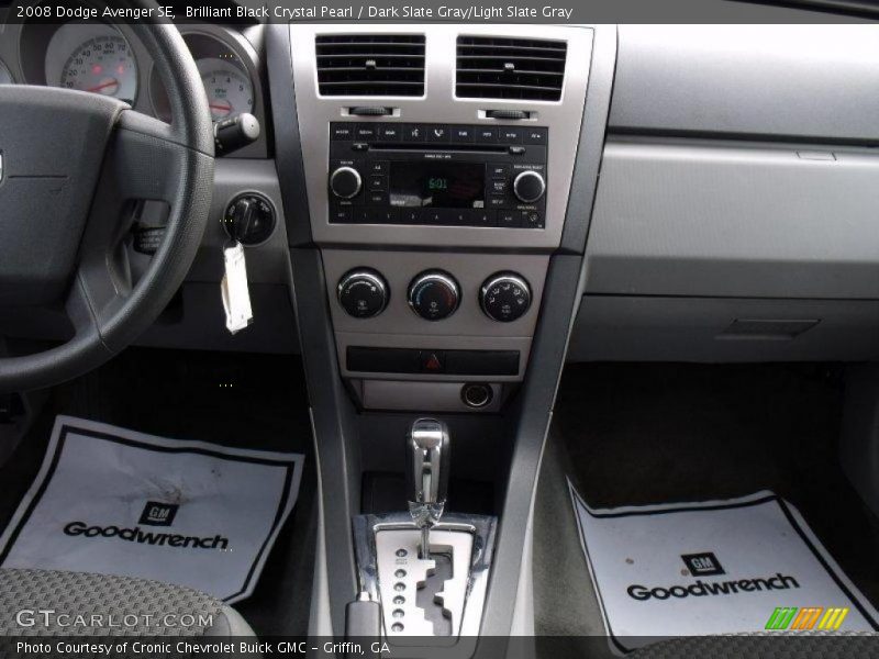Brilliant Black Crystal Pearl / Dark Slate Gray/Light Slate Gray 2008 Dodge Avenger SE
