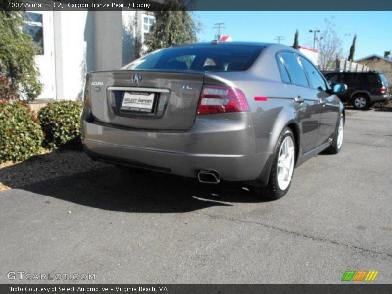 Carbon Bronze Pearl / Ebony 2007 Acura TL 3.2