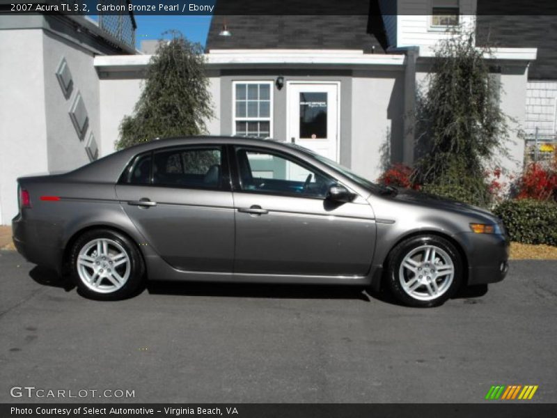 Carbon Bronze Pearl / Ebony 2007 Acura TL 3.2