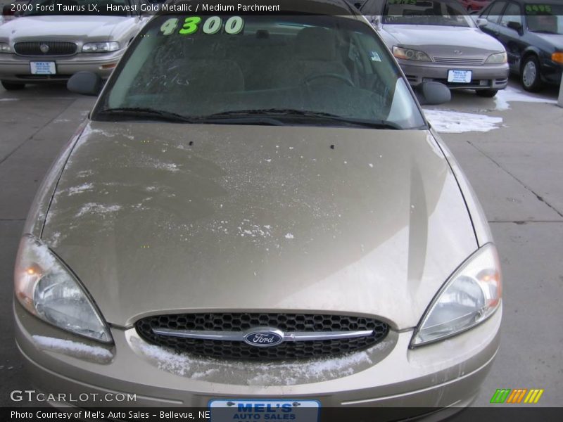 Harvest Gold Metallic / Medium Parchment 2000 Ford Taurus LX