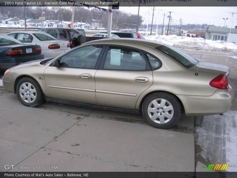 Harvest Gold Metallic / Medium Parchment 2000 Ford Taurus LX
