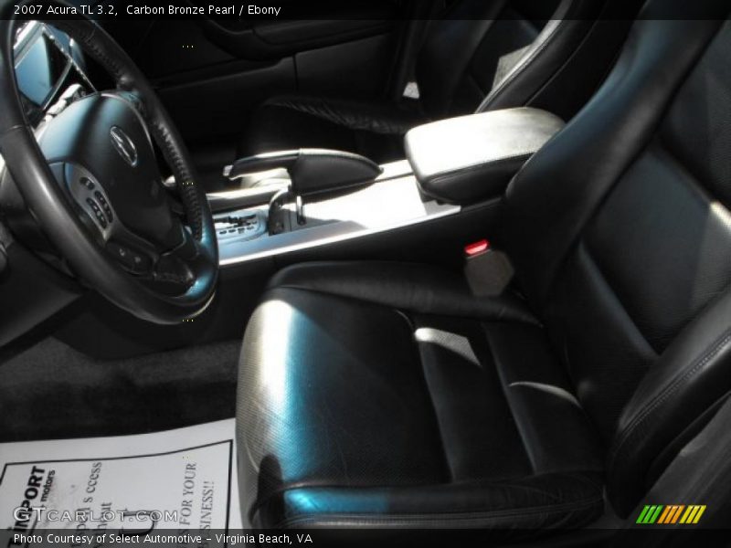 Carbon Bronze Pearl / Ebony 2007 Acura TL 3.2