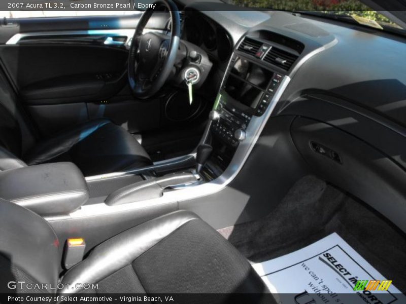 Carbon Bronze Pearl / Ebony 2007 Acura TL 3.2