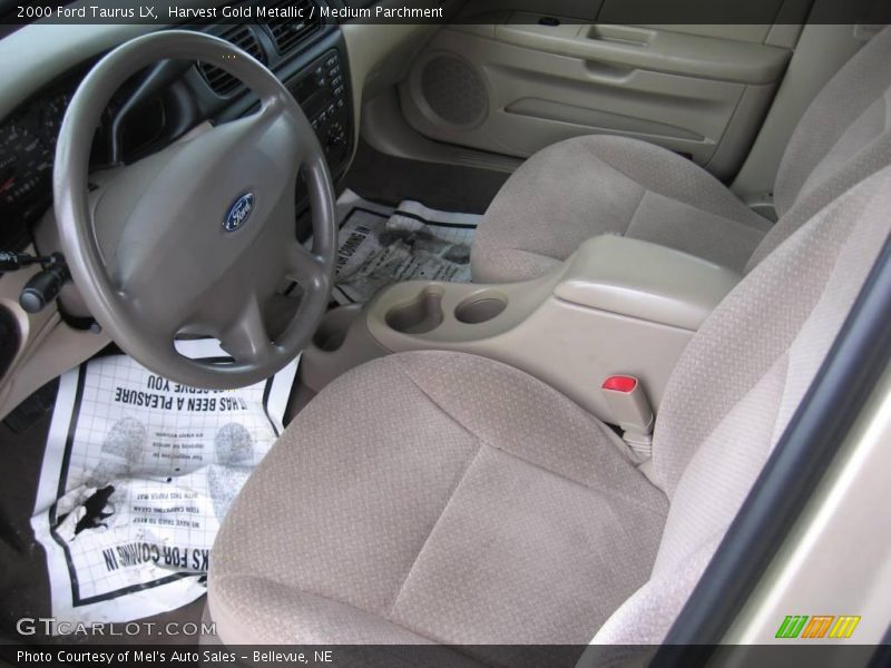 Harvest Gold Metallic / Medium Parchment 2000 Ford Taurus LX