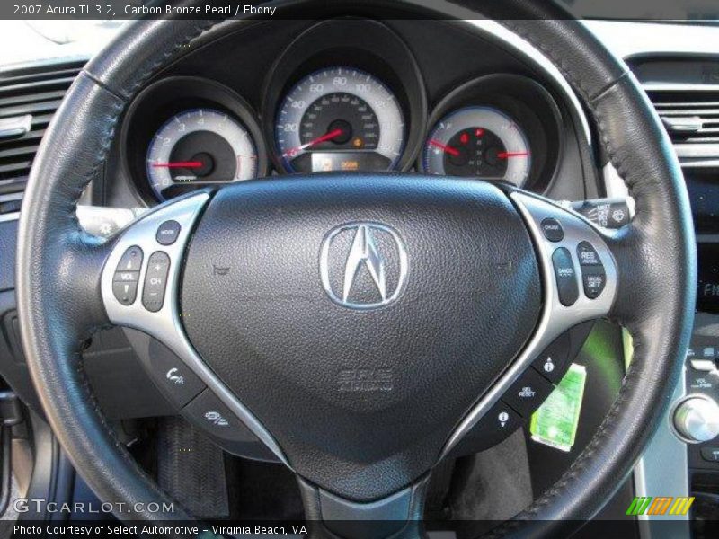 Carbon Bronze Pearl / Ebony 2007 Acura TL 3.2