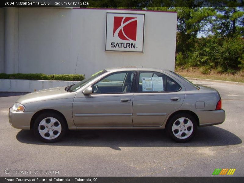 Radium Gray / Sage 2004 Nissan Sentra 1.8 S