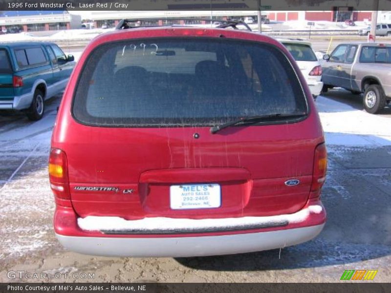 Laser Red / Gray 1996 Ford Windstar GL