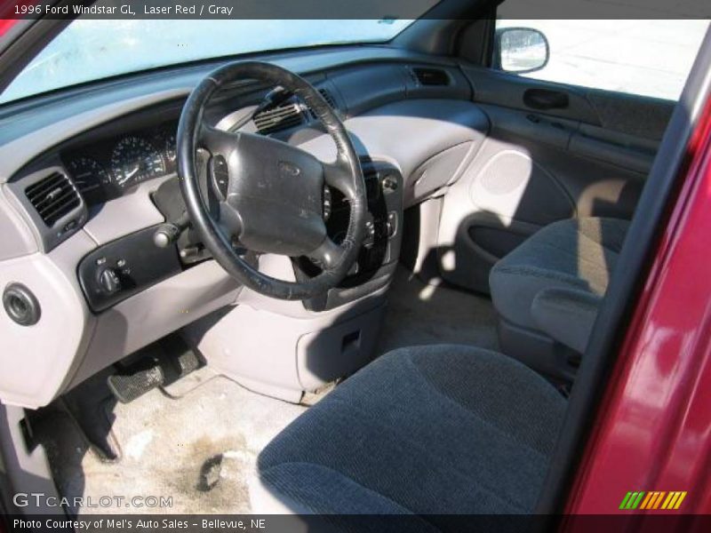 Laser Red / Gray 1996 Ford Windstar GL