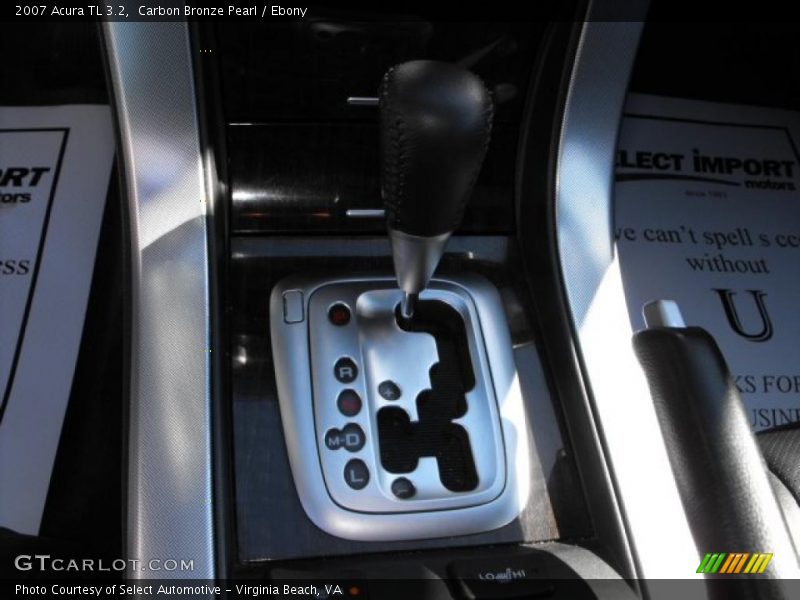 Carbon Bronze Pearl / Ebony 2007 Acura TL 3.2