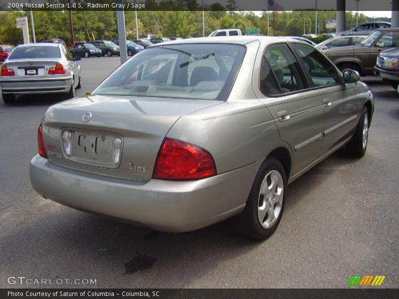 Radium Gray / Sage 2004 Nissan Sentra 1.8 S