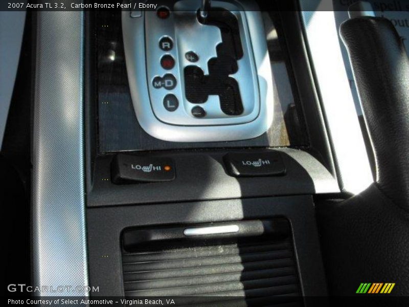 Carbon Bronze Pearl / Ebony 2007 Acura TL 3.2