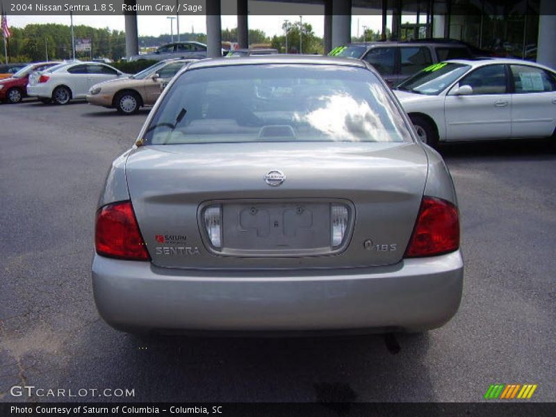 Radium Gray / Sage 2004 Nissan Sentra 1.8 S