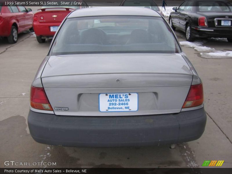 Silver / Gray 1999 Saturn S Series SL1 Sedan