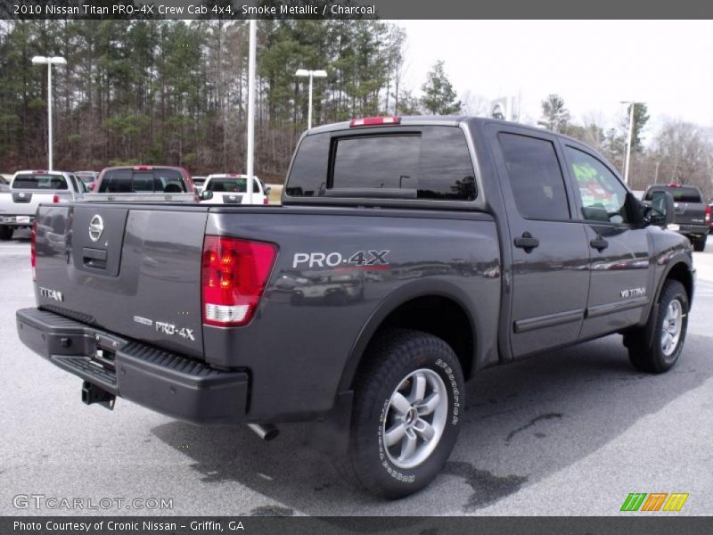 Smoke Metallic / Charcoal 2010 Nissan Titan PRO-4X Crew Cab 4x4