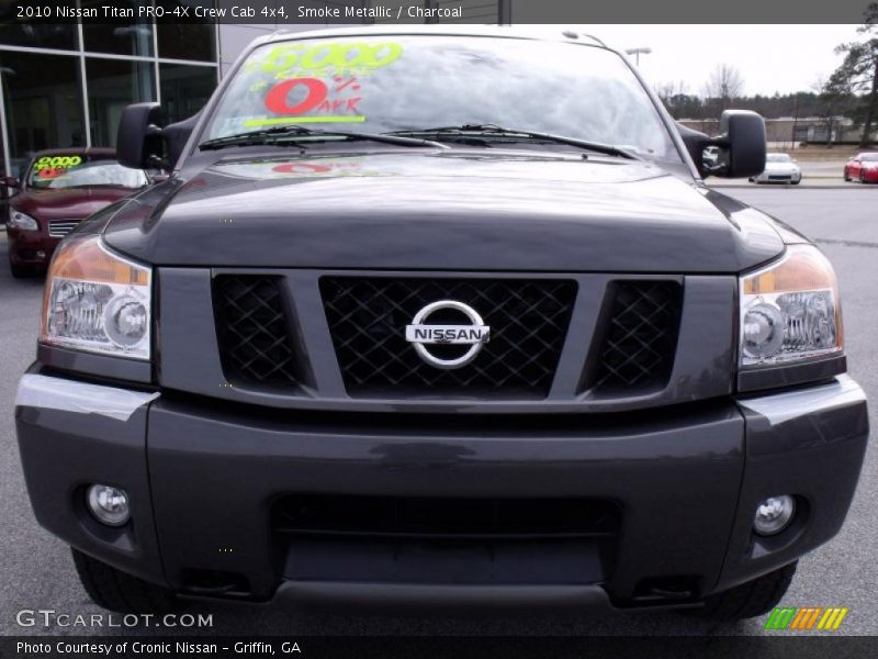 Smoke Metallic / Charcoal 2010 Nissan Titan PRO-4X Crew Cab 4x4