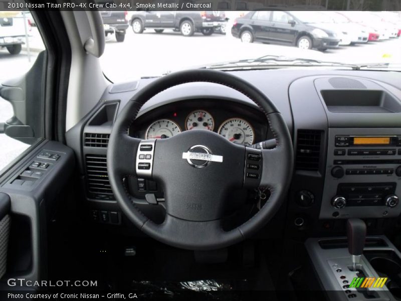 Smoke Metallic / Charcoal 2010 Nissan Titan PRO-4X Crew Cab 4x4