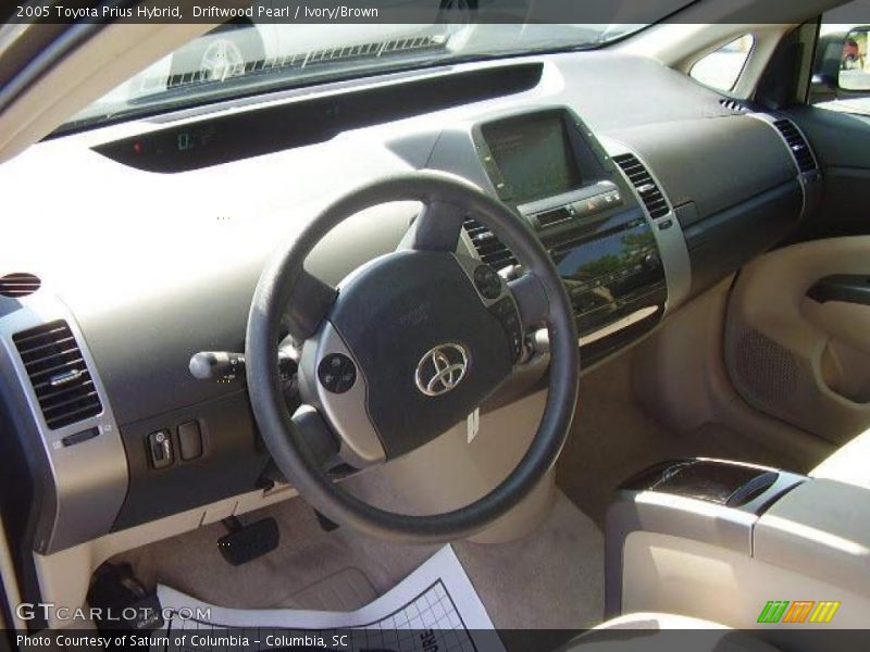 Driftwood Pearl / Ivory/Brown 2005 Toyota Prius Hybrid